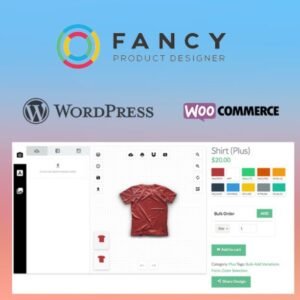 Fancy Product Designer is a WordPress plugin for creating customizable products with live previews, ideal for e-commerce sites.