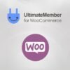 Ultimate Member for WooCommerce plugin, integrating user memberships with WooCommerce to manage account roles, subscriptions, and personalized shopping experiences