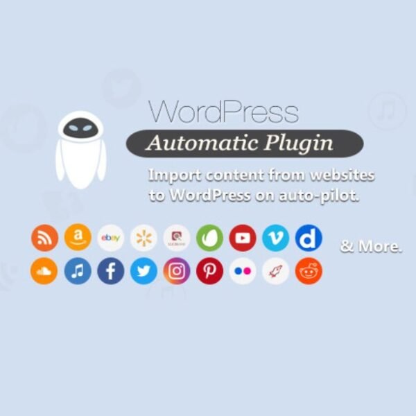 The WordPress Automatic Plugin GPL is a powerhouse tool designed to automate content creation on your WordPress site. Whether you're curating blog posts, affiliate products, videos, or social media updates, this plugin simplifies the process by fetching and posting content from various sources directly to your WordPress site—all on autopilot.