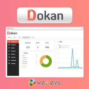 Dokan Pro enables WordPress multi-vendor marketplaces with vendor store management and advanced features.