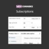 WooCommerce Subscriptions enables recurring billing and subscription management for WordPress products.