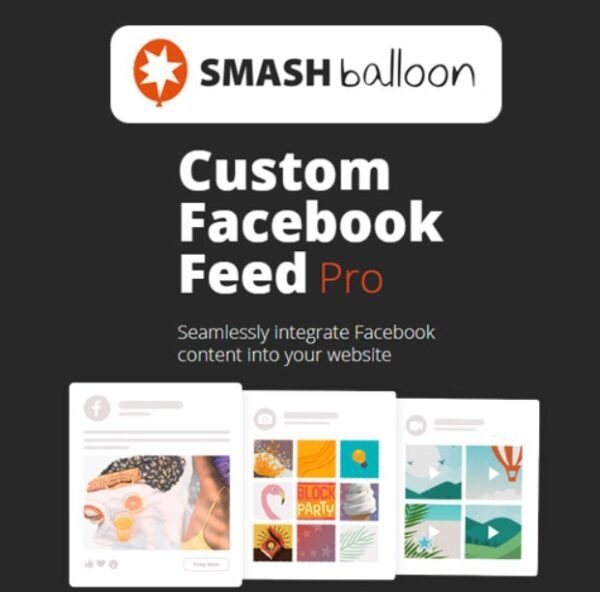 Custom Facebook Feed Pro displays customizable Facebook feeds on WordPress sites.