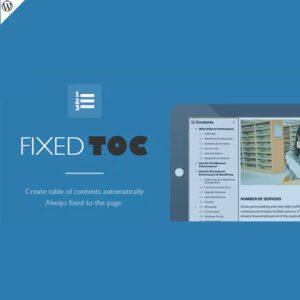 Fixed TOC – Table of Contents for WordPress is a lightweight and user-friendly plugin designed to help you add a table of contents (TOC) to your posts and pages. This plugin automatically generates a TOC based on the headings (H1, H2, H3, etc.) in your content, making it easier for readers to navigate long articles and find the information they need quickly.