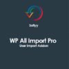 The Soflyy WP All Import Pro User Import Addon facilitates importing and exporting WordPress users with batch processing and field mapping.