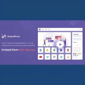 EmbedPress Pro is an advanced WordPress plugin that simplifies embedding media and content from over 150 sources, including YouTube, Google Maps, PDFs, and social media platforms. Whether you want to enrich your website with interactive elements or display dynamic content, EmbedPress Pro makes it incredibly easy to enhance your site’s functionality and user experience.