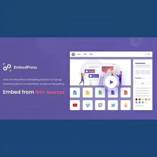 EmbedPress Pro is an advanced WordPress plugin that simplifies embedding media and content from over 150 sources, including YouTube, Google Maps, PDFs, and social media platforms. Whether you want to enrich your website with interactive elements or display dynamic content, EmbedPress Pro makes it incredibly easy to enhance your site’s functionality and user experience.