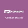 WooCommerce German Market is a comprehensive solution for WooCommerce stores aiming to cater to the German market. This plugin streamlines the process of complying with local legal requirements, such as VAT regulations, invoicing standards, and product information guidelines.