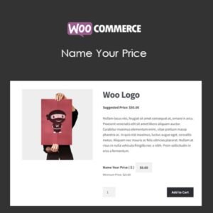 WooCommerce Name Your Price allows customers to set their own price for products, offering flexibility and increasing engagement.