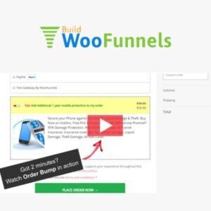 WooCommerce Order Bumps by WooFunnels is a powerful tool designed to increase your store’s average order value. By offering relevant, one-click upsells during checkout, you can boost sales without disrupting the customer experience.