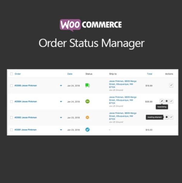 WooCommerce Order Status Manager: Customize and manage order statuses to streamline order processing