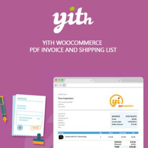 YITH WooCommerce PDF Invoice and Shipping List Premium is the perfect solution for automating the generation and management of invoices, shipping lists, and credit notes in your WooCommerce store. This plugin streamlines your order management process while ensuring compliance with legal and fiscal requirements.