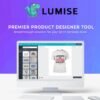 Lumise Product Designer is a WordPress plugin designed for WooCommerce, enabling users to create and customize products with an intuitive design tool.