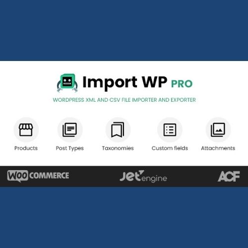 ImportWP Pro – WordPress XML & CSV Importer 2.9.5 3 ImportWP Pro is a powerful and flexible WordPress import plugin that allows you to import content from XML and CSV files directly into your website. Whether you're migrating data, updating existing content, or bulk-importing posts, pages, users, or custom post types, this plugin provides an intuitive and efficient solution.
