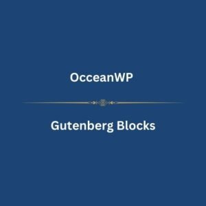 The Gutenberg Block Plugin for OceanWP Theme enhances your WordPress website by providing a collection of custom blocks specifically designed to work seamlessly with the OceanWP theme. This plugin allows you to create beautiful, feature-rich pages using the Gutenberg block editor without any coding knowledge.