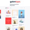 Gutentype is a sleek, modern WordPress theme designed specifically for bloggers and content creators. Built with 100% Gutenberg compatibility, it allows you to effortlessly create beautiful, engaging blog layouts without needing to write a single line of code.