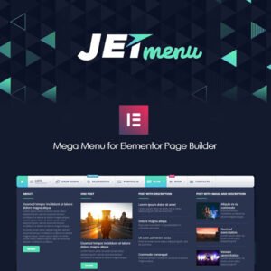 JetMenu is a powerful and highly customizable mega menu plugin designed for Elementor. It allows users to create stylish and feature-rich navigation menus with ease. From multi-column layouts to interactive elements, JetMenu enhances the user experience while providing full control over menu design and functionality.