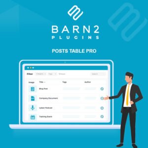 Posts Table Pro by Barn2 Media is a powerful WordPress plugin that allows you to display posts, pages, custom post types, and other content in an interactive table format. Ideal for document libraries, directories, product catalogs, and more, this plugin makes it easy for users to find and filter content quickly.