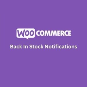 WooCommerce Back In Stock Notifications helps you recover lost sales by notifying customers when out-of-stock products are available again. This plugin allows shoppers to subscribe for stock alerts, ensuring they return to complete their purchase once the item is restocked.