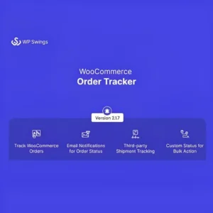 WooCommerce Order Tracker is a powerful plugin that allows customers to track their orders in real time, improving transparency and boosting customer satisfaction. It integrates seamlessly with major shipping carriers, providing detailed tracking updates directly on your WooCommerce store.