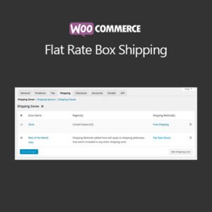 WooCommerce Flat Rate Box Shipping allows store owners to create flexible, box-based shipping rates. Instead of charging per item or weight, you can define custom box sizes and pricing, making it perfect for businesses with varied product dimensions.