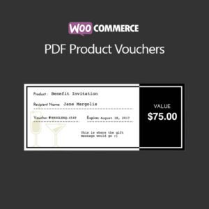 WooCommerce PDF Product Vouchers lets you create and sell personalized vouchers, gift certificates, and tickets directly from your WooCommerce store. Whether you’re offering event tickets, prepaid services, or digital gift cards, this plugin provides a seamless way to generate and manage printable vouchers.