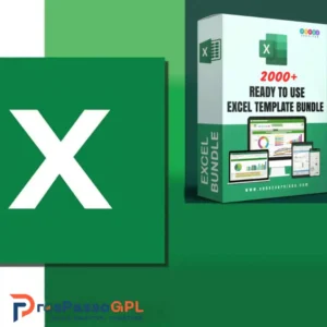 2000+ EXCEL TEMPLATE BUNDLE + EBOOKS