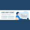 Use Any Font Custom Font Uploader Premium is a user-friendly WordPress plugin that allows you to upload and use custom fonts on your website without writing a single line of code. Unlike limited theme options or external font libraries, this plugin gives you complete freedom to use any font file (TTF, OTF, WOFF) and apply it across your site instantly.