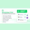 The WhatsApp Chat for WordPress Plugin lets you easily connect with your website visitors via WhatsApp — the world’s most popular messaging app. With just a click, users can start a direct conversation with you or your team, boosting real-time engagement, trust, and conversions.