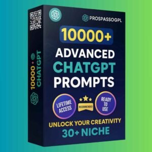 Supercharge your content creation, marketing, and automation with this massive 10,000+ Advanced ChatGPT Prompt Mega Bundle, tailored for 30+ business niches. Whether you're an entrepreneur, freelancer, coach, content creator, or digital product seller, this is your ultimate shortcut to saving time and scaling fast.