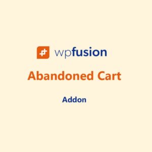 WP Fusion Abandoned Cart Tracking Addon allows you to track and recover abandoned carts by syncing cart data from WooCommerce with your CRM or email marketing platform. This addon ensures you never miss a sales opportunity by helping you follow up automatically with customers who didn’t complete checkout.