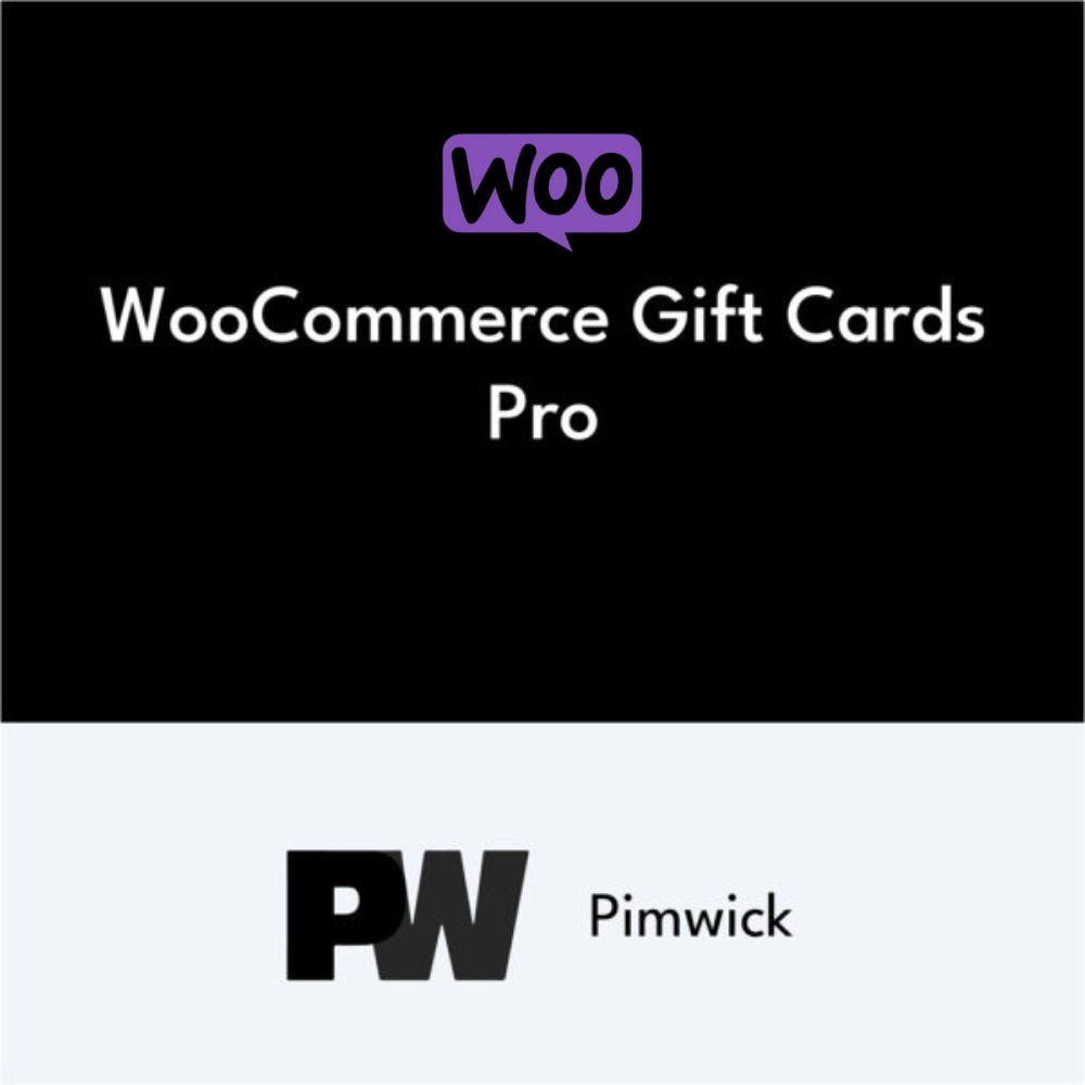 Pimwick WooCommerce Gift Cards Pro 3.22 3 Pimwick WooCommerce Gift Cards Pro is the ultimate solution for selling, managing, and redeeming gift cards in your WooCommerce-powered online store. Whether you're running a digital shop, a physical goods store, or offering services, this plugin allows you to create flexible and customizable gift card experiences that keep your customers coming back.