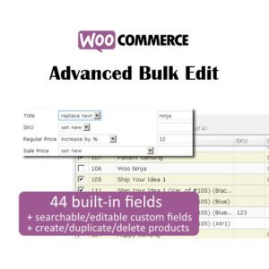 WooCommerce Advanced Bulk Edit is a powerful and time-saving bulk product editing plugin for WooCommerce. It allows store owners to quickly update hundreds—or even thousands—of products in just a few clicks.