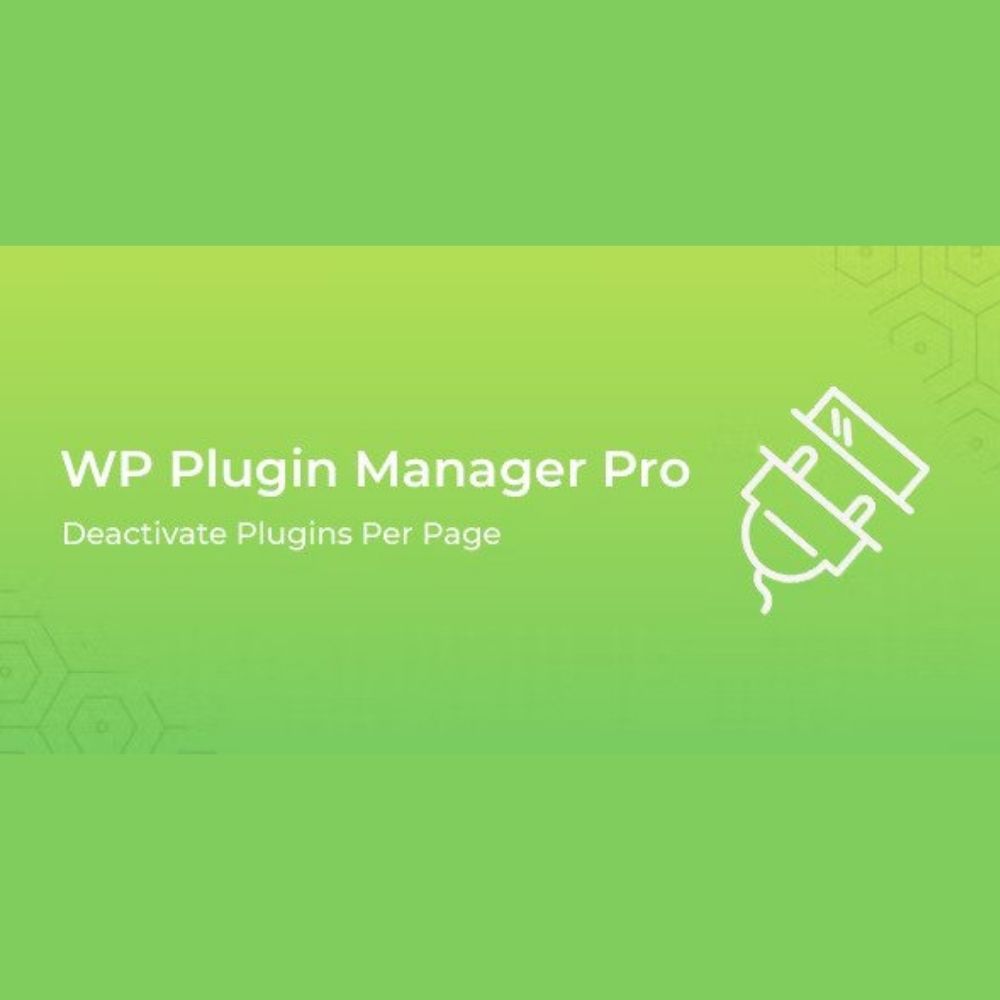 WP Plugin Manager Pro — Deactivate plugin per page 1.4.2 3 Managing WordPress plugins can be a challenge, especially as your website grows. Keeping track of which plugins are active on which pages, and ensuring optimal performance, can quickly become overwhelming.