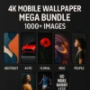 Premium 4K Phone Wallpaper Pack – 1000+ Ultra HD Images Transform your phone’s look every day with this massive collection of 1000+ stunning 4K mobile wallpapers. From bold abstracts to breathtaking florals, this bundle offers a premium variety to match every mood, style, and season.