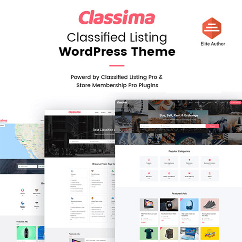 Classima - Classified Ads WordPress Theme 2.12.1 3 Classima – Classified Ads WordPress Theme is a clean, modern, and feature-rich theme designed for creating classified ads and listing websites. Built with Elementor and powered by the popular Classified Listing Pro plugin, it offers advanced search filters, monetization options, and a smooth user experience for both ad posters and visitors.