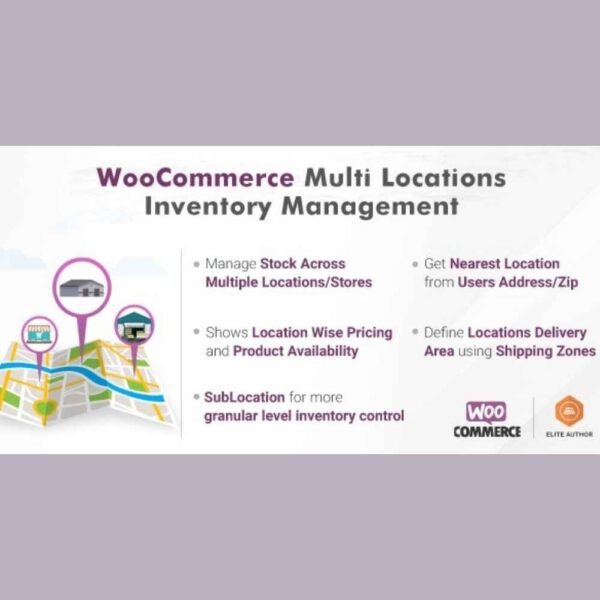 Effortlessly manage your inventory across multiple physical or virtual store locations using the WooCommerce Multi Locations Inventory Management plugin.