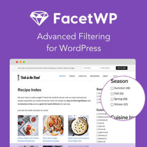 The FacetWP Advanced Filtering Plugin offers an intelligent and dynamic solution for streamlining how users find content on your website.