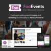 FooEvents for WooCommerce 1.20.7 2 FooEvents for WooCommerce is a complete event and ticket management solution that turns your WooCommerce store into a fully functional event booking and ticketing platform. Sell tickets, manage check-ins, and deliver branded e-tickets without paying ongoing commissions or third-party fees.