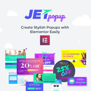 JetPopup for Elementor is a powerful popup builder plugin designed specifically for Elementor users. It allows you to create visually stunning, fully customizable popups with the same drag-and-drop interface you love. Perfect for grabbing attention, capturing leads, or promoting offers, JetPopup seamlessly integrates into your Elementor workflow.