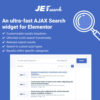 JetSearch for Elementor is a powerful solution that transforms your website’s search experience into a fast, intuitive, and interactive tool.
