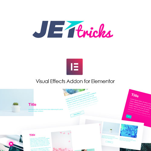 JetTricks For Elementor 1.5.6 3 JetTricks for Elementor is an add-on that brings engaging visual effects and interactive animations to your Elementor-built pages—without requiring any coding. Designed to enhance user experience and make your website stand out, JetTricks gives you easy tools to create sticky elements, animated hotspots, unfolding sections, and more.
