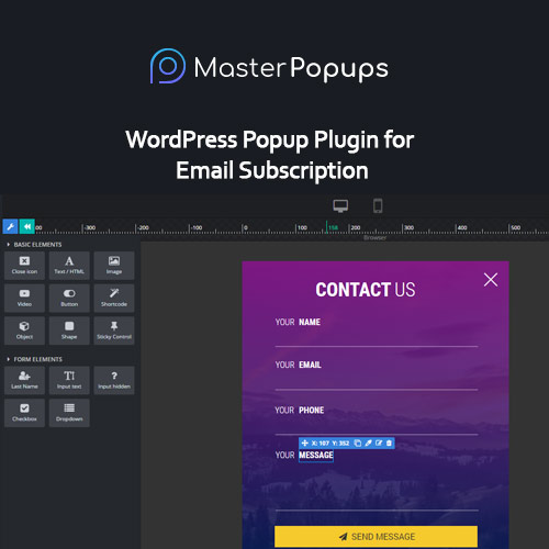 Master Popups - WordPress Popup Plugin for Email Subscription 3 Master Popups – WordPress Popup Plugin for Email Subscription is a premium lead generation and conversion tool that lets you create stunning popups, opt-in forms, and subscription boxes in minutes.