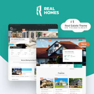 Real Homes – WordPress Real Estate Theme is a premium, purpose-built theme for real estate agencies, property listing portals, and independent agents. With advanced property search, customizable listing layouts, and seamless IDX/MLS integration, it provides all the tools you need to showcase and manage properties effectively. Perfect for: Real estate agencies and property brokers Independent realtors and agents Rental property management companies Real estate marketplaces and directories Key Features: Advanced Property Search Highly customizable search forms with filters for location, price, property type, size, and more. Frontend Property Submission Allow agents and users to submit and manage listings from the frontend. IDX/MLS Integration Display live property listings from multiple listing services. Multiple Listing Layouts Choose from grid, list, and map-based property displays. Google Maps Integration Show property locations with interactive map markers. Property Management Dashboard Agents can manage their listings, leads, and profiles easily. Payment & Monetization Options Charge for property submissions, featured listings, or membership packages via WooCommerce. Customizable Property Fields Add or remove property details to match your market’s needs. Responsive & Retina Ready Looks perfect on all devices, from desktops to mobile phones. Translation & RTL Ready Supports multiple languages for global property marketplaces. Why Choose Real Homes? Purpose-built for real estate professionals and agencies Flexible enough for rentals, sales, and multi-agent listings Easy to monetize with paid submissions and featured property options Clean, professional design optimized for conversions Backed by regular updates and strong customer support If you want to build a feature-rich and professional real estate website, Real Homes is one of the most trusted and popular solutions available.