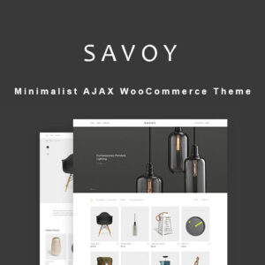 Savoy – Minimalist AJAX WooCommerce Theme delivers a clean, modern shopping experience with a strong focus on speed, usability, and simplicity.