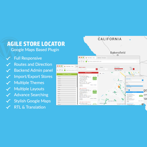 Store Locator (Google Maps) For WordPress 4.11.19 3 Store Locator (Google Maps) for WordPress is a powerful, easy-to-use plugin that helps you display your store, office, or service locations on a customizable Google Map. With advanced search, filtering, and responsive design, it’s perfect for businesses that want customers to find them quickly and easily.