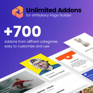 Unlimited Addons for WPBakery Page Builder is the largest collection of premium elements and templates for WPBakery (formerly Visual Composer). Packed with 1,000+ unique add-ons and 30+ predefined content bundles, it gives you endless possibilities to design beautiful, interactive, and high-converting WordPress pages — all without coding.