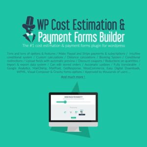 WP Cost Estimation & Payment Forms Builder is a versatile WordPress plugin that lets you create interactive cost calculators, quote forms, and payment forms with ease