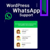 WordPress WhatsApp Support is a powerful communication tool that allows you to connect with your website visitors instantly through WhatsApp. Add a floating chat button or dedicated support panel and let customers reach you directly without hassle, improving engagement, trust, and conversions.