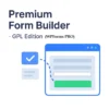Build professional forms for your WordPress website with this advanced Drag & Drop Premium Form Builder. Create contact forms, surveys, multi-step forms, and payment-integrated forms in minutes – no coding required.